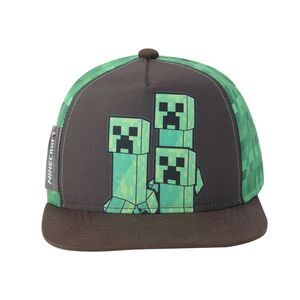 Minecraft Childrens/Kids Baseball Cap / Green